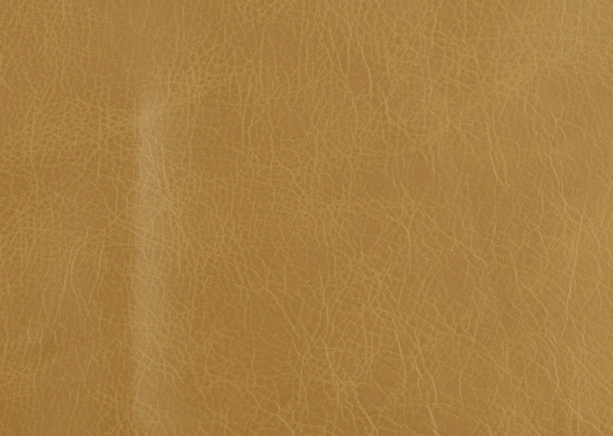 2,5-SITZER  in Echtleder Currygelb   - Currygelb/Schwarz, Design, Leder/Metall (204/83/97cm) - Schöner Wohnen