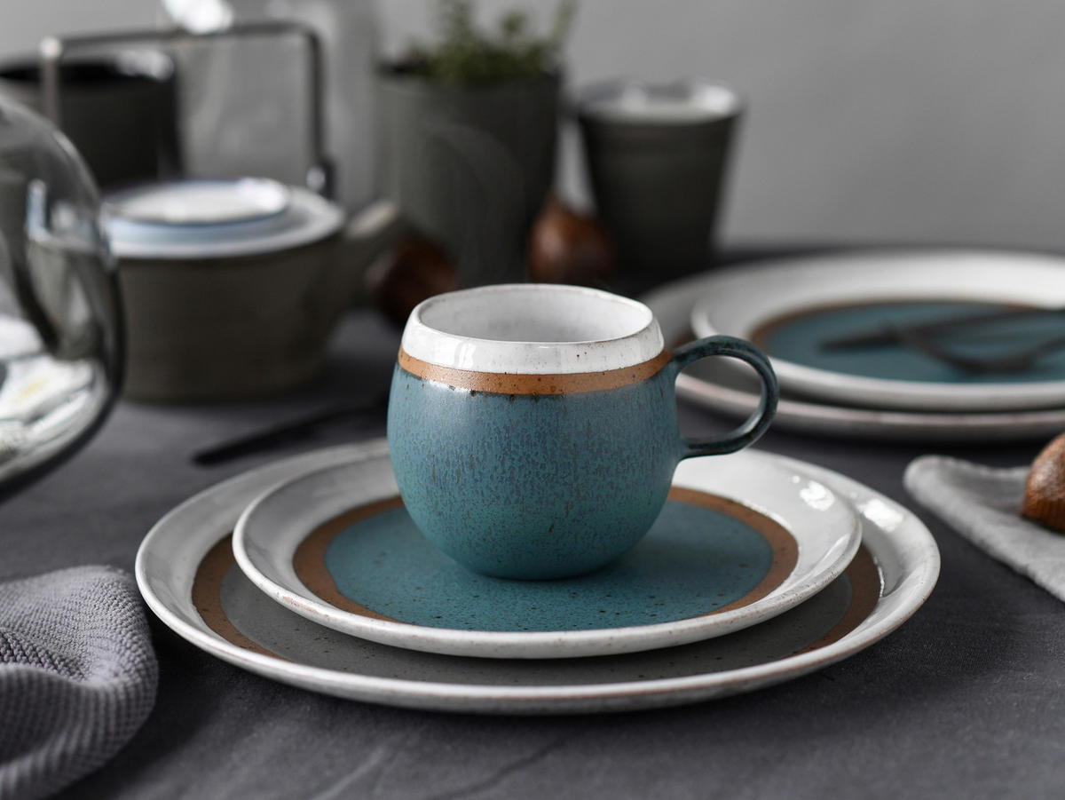 KOMBISERVICE 8-teilig  - Multicolor, MODERN, Keramik - Creatable