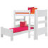 BETT - Weiß, Design, Holz (102/63/206cm) - CARRYHOME