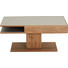 COUCHTISCH in Holz, Glas 105/75/46 cm - Fango/Eichefarben, Design, Glas/Holz (105/75/46cm) - Valnatura COUCHTISCH in Holz, Glas 105/75/46 cm - Fango/Eichefarben, Design, Glas/Holz (105/75/46cm) - Valnatura
