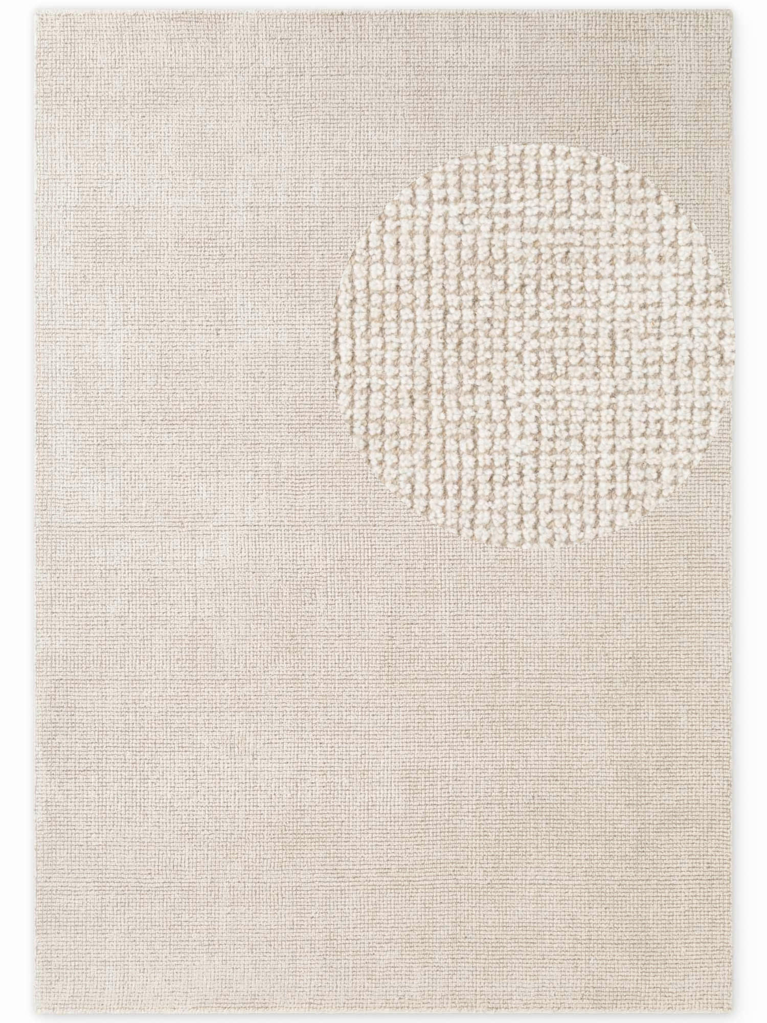 WOLLTEPPICH 120/170 cm Greenwich Creme rechteckig  - Creme, Basics, Textil (120/170cm) - Ted Baker