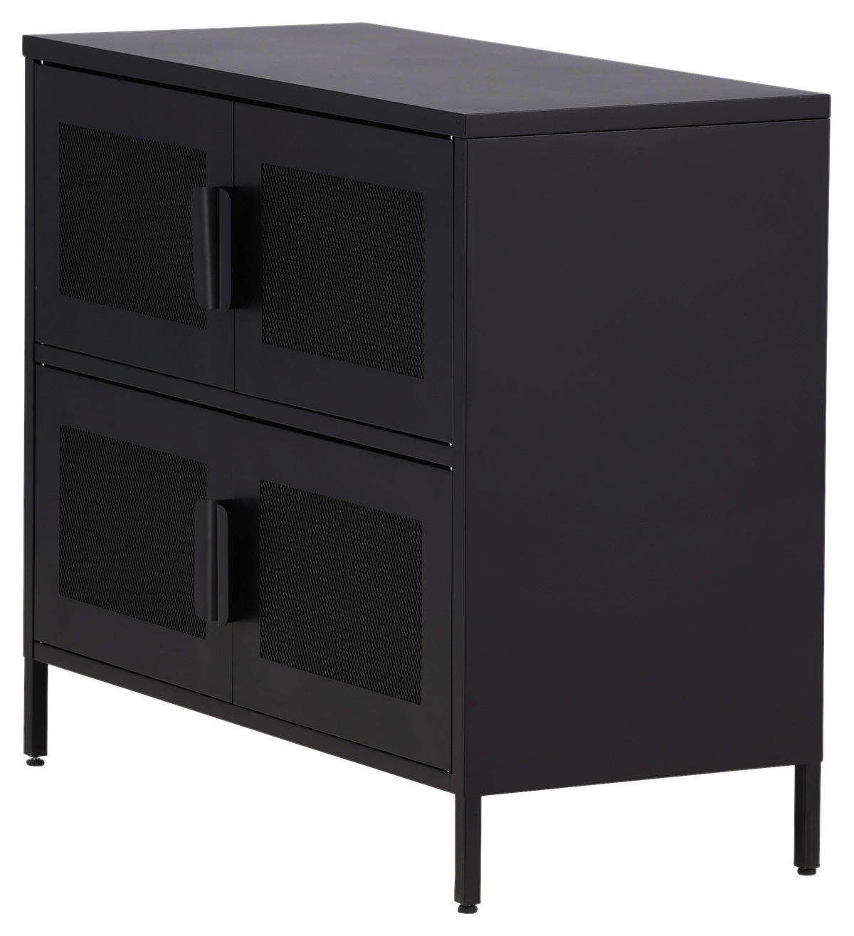 SIDEBOARD  in 90/75/40 cm  - Schwarz, Design, Metall (90/75/40cm) - Livetastic