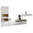 WOHNWAND Eiche furniert Hellgrau, Weiß - Hellgrau/Weiß, Design, Holz (334/162/45cm) - Hülsta - Now