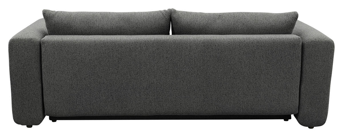 SCHLAFSOFA Flachgewebe Anthrazit  inkl.  - Anthrazit/Schwarz, MODERN, Kunststoff/Textil (248/94/109cm) - Carryhome
