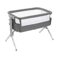 BEISTELLBETT Next2Me Armonia  - Dunkelgrau, Basics, Textil/Metall (99/69/83/55,5cm) - Chicco