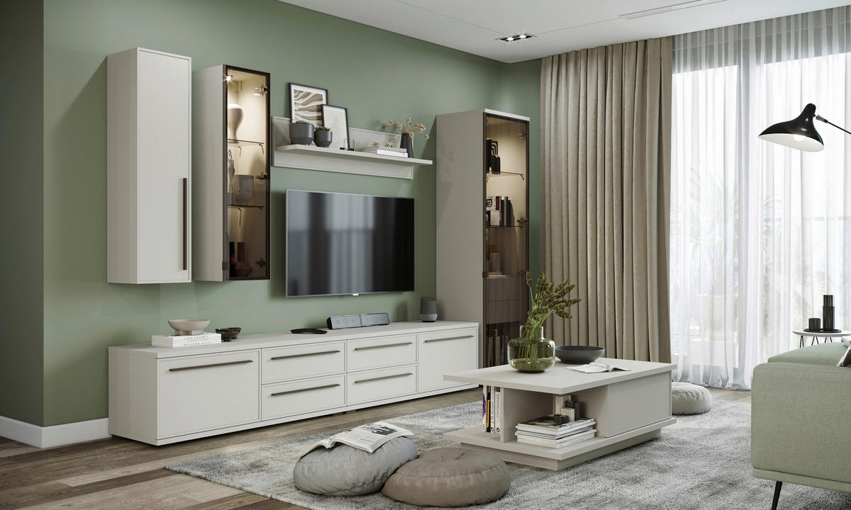 KOMODA, kašmir  - kašmir, Design, kovina/leseni material (150/85/46cm) - Hom`in