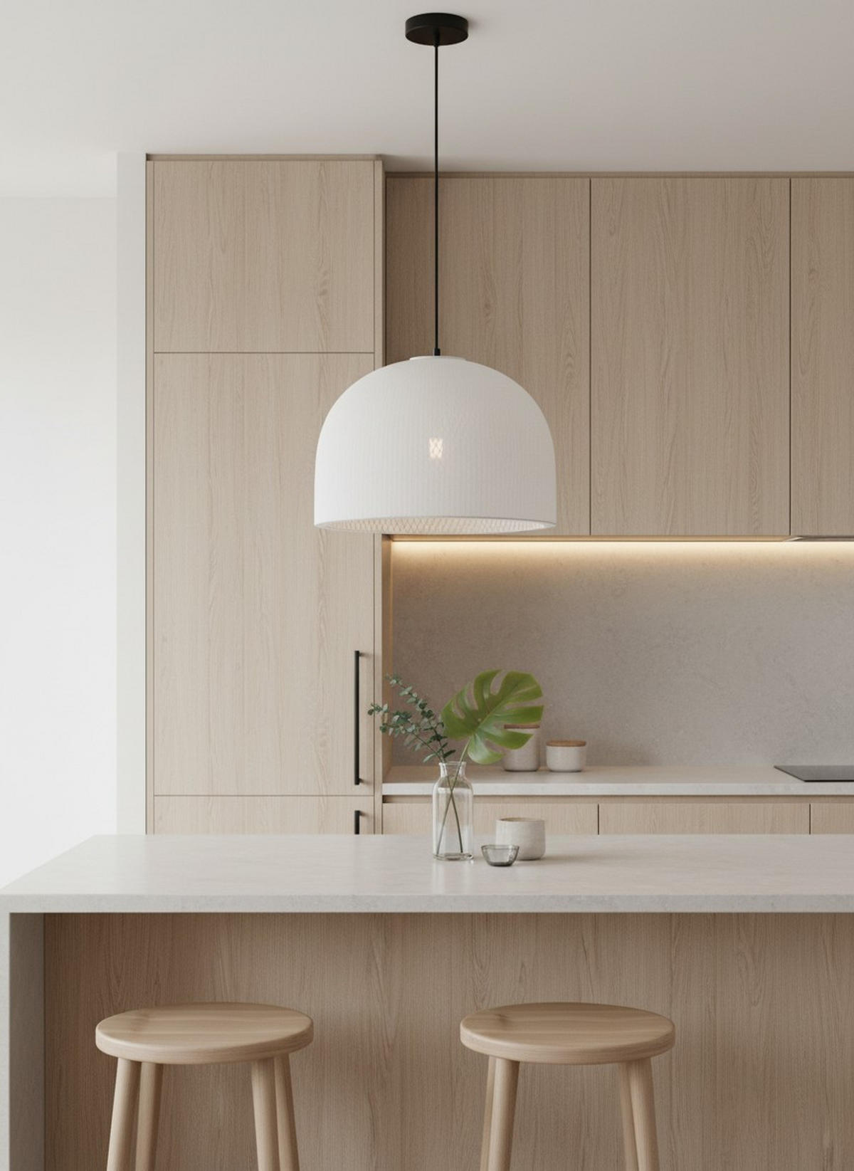 HÄNGELEUCHTE 40/120 cm   - Weiß, Design, Textil/Metall (40/120cm) - Collet's Monde