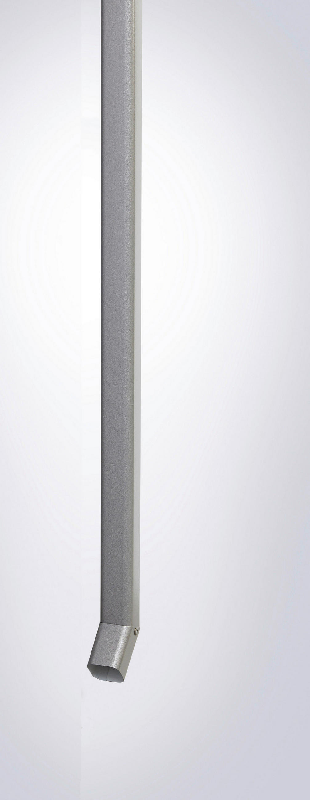 REGENFALLROHR-SET - Grau, Design, Metall (4/170/4cm) - Biohort