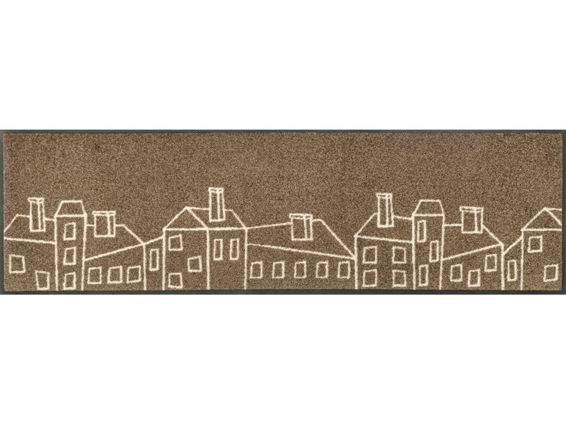 LÄUFER 35/120 cm Braun  - Braun, Basics, Kunststoff/Textil (35/120cm) - wash+dry