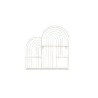 WANDREGAL  - Sandfarben, Trend, Metall (54/55/11cm) - Boxxx