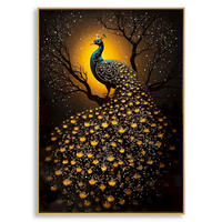 LEINWANDBILD  - Goldfarben, Design, Holz/Kunststoff (70/100/4cm)