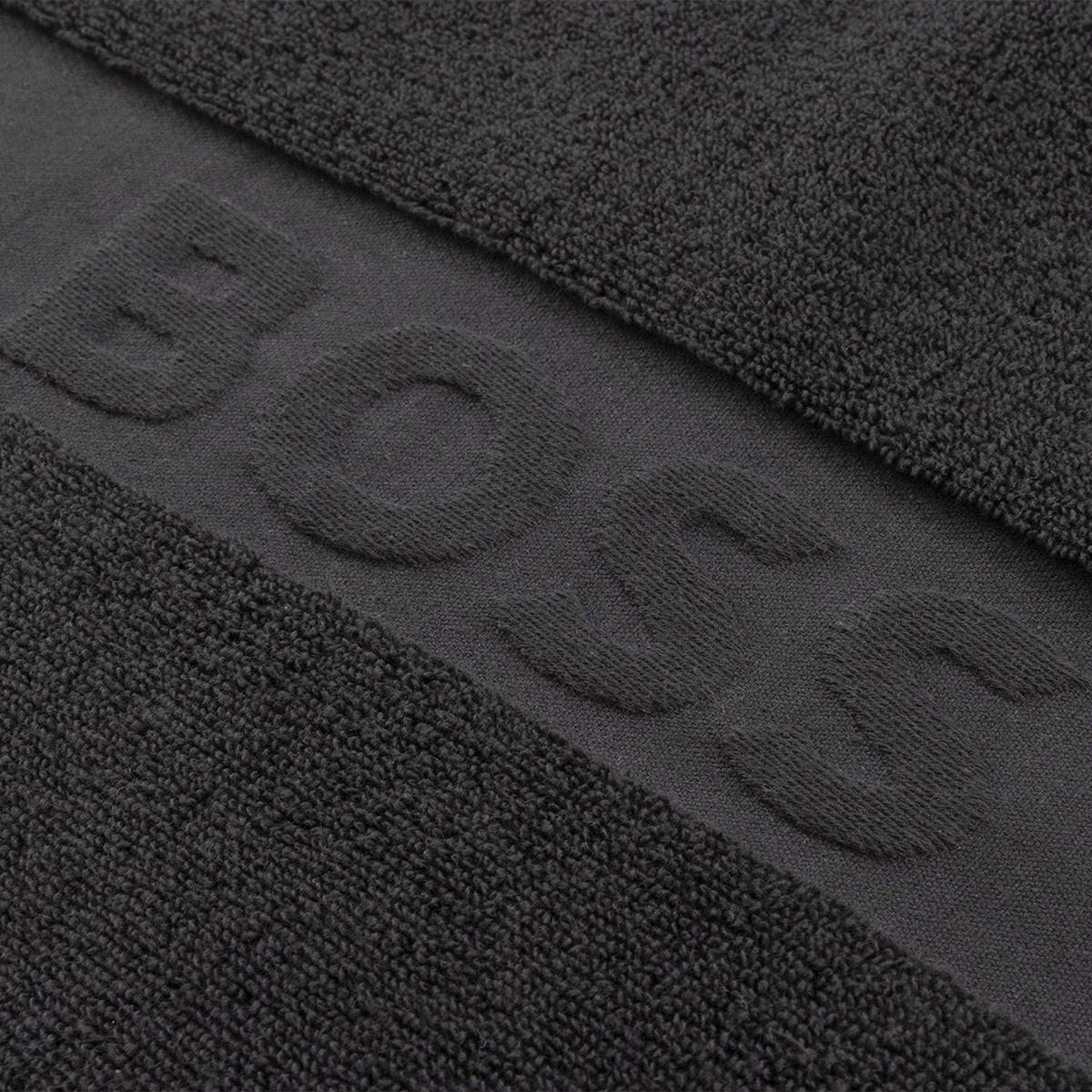 HANDTUCHSET MLOGO Dunkelgrau  - Dunkelgrau, Design, Textil (50/100cm) - Hugo Boss