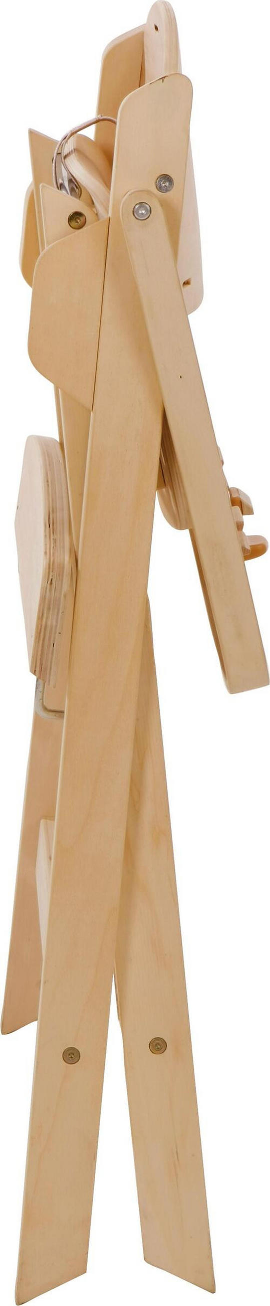 KLAPPHOCHSTUHL roba Naturfarben  - Naturfarben, Basics, Holzwerkstoff (58/79/59cm) - Roba