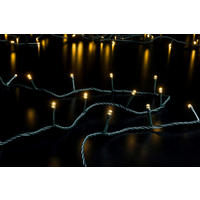 LICHTERVORHANG - Dunkelgrün, Basics, Kunststoff (22500cm)