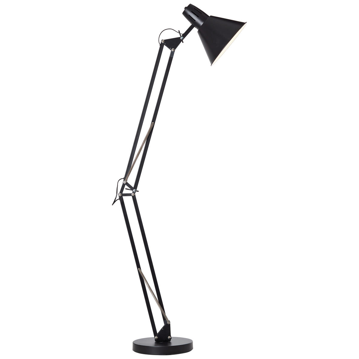 STEHLEUCHTE 32/176 cm    - Schwarz, Basics, Metall (32/176cm) - Brilliant