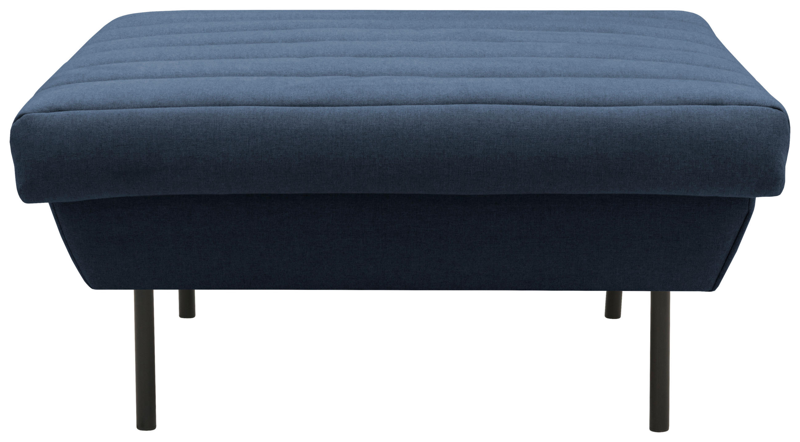 HOCKER Blau  - Blau/Schwarz, Design, Textil/Metall (90/45/105cm) - LOOKS by W.Joop