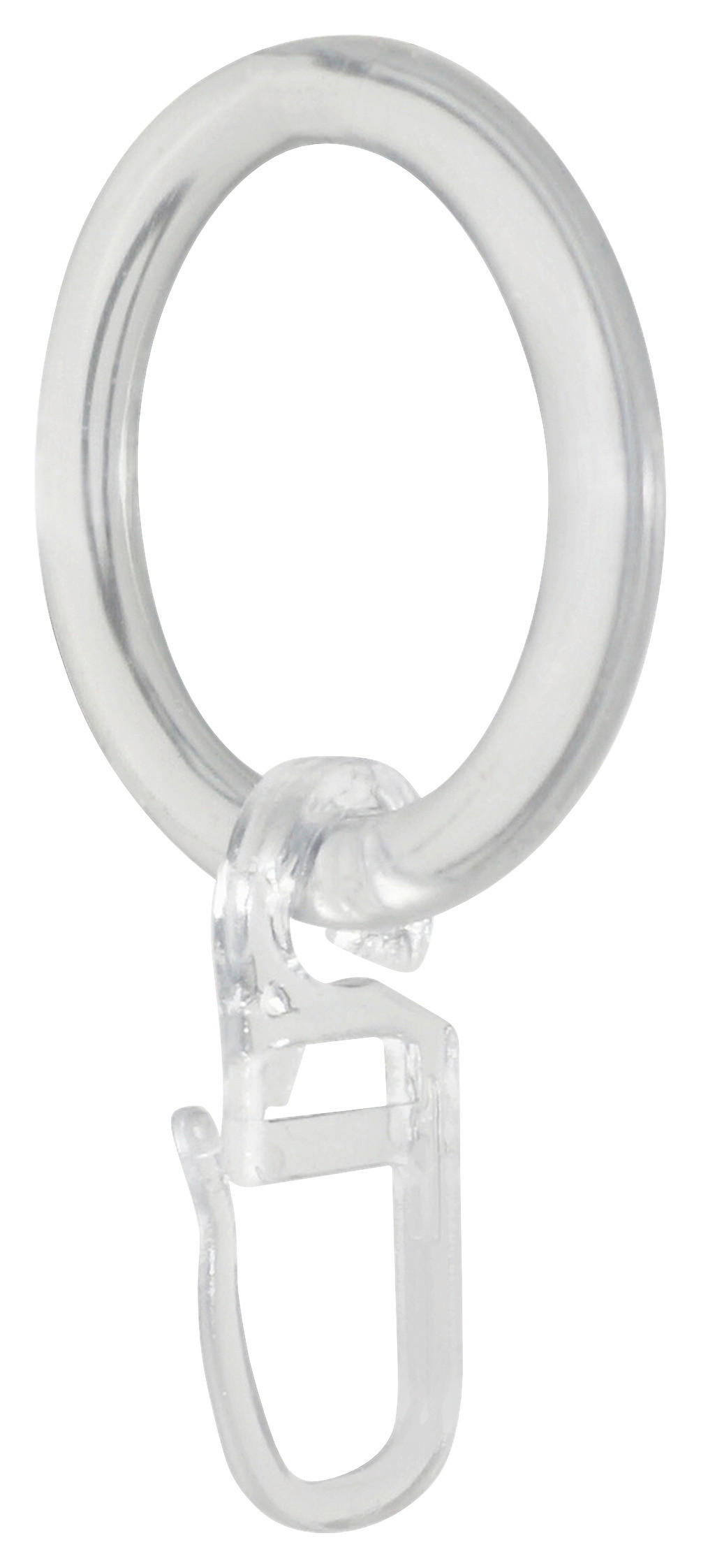Vorhangringe Transparent Birgit Kunststoff 10 Stk.