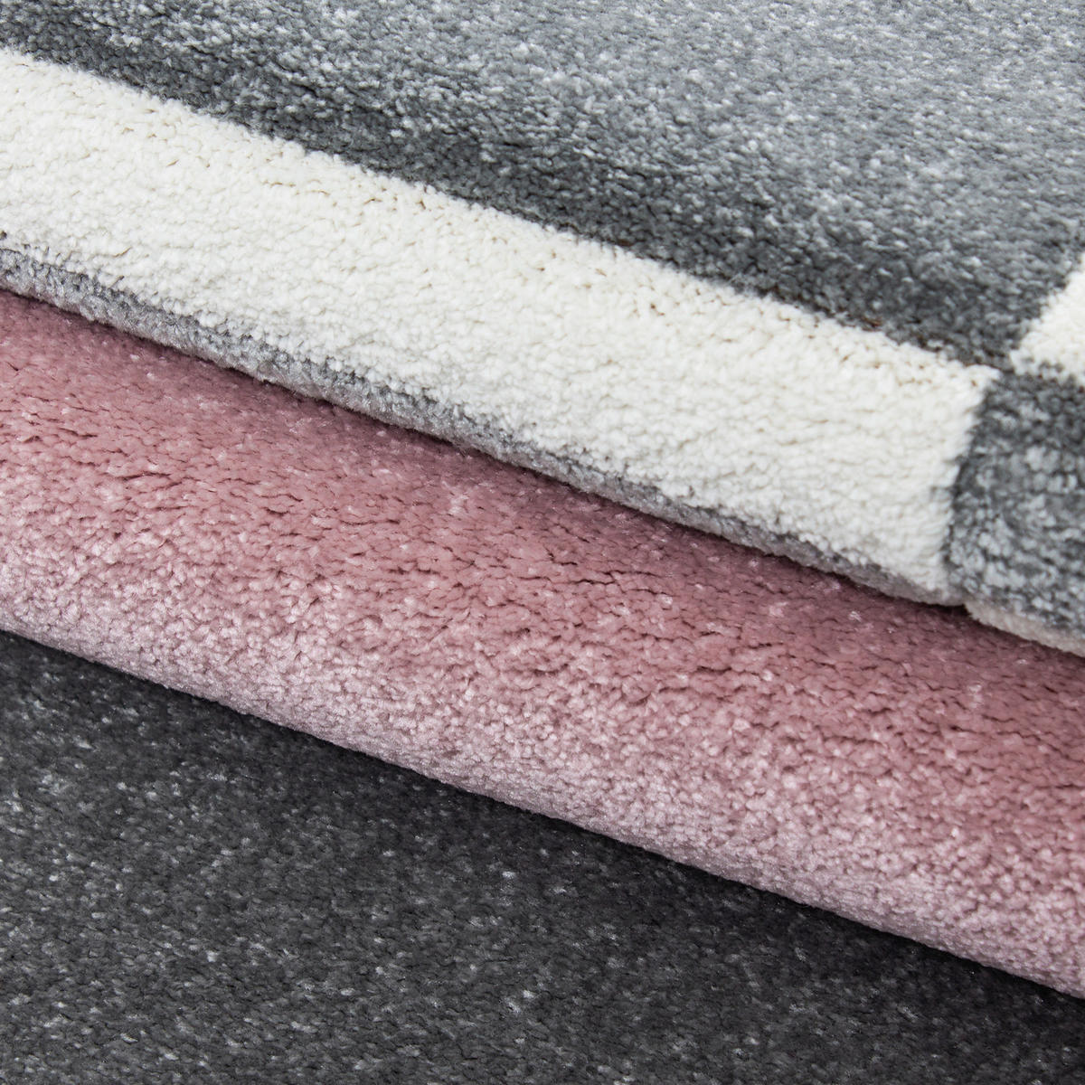 WEBTEPPICH 200/290 cm Hawaii 1310 Pink  - Pink, KONVENTIONELL, Textil (200/290cm) - Novel