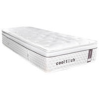 TASCHENFEDERKERNMATRATZE COOLTECH V-2 90/200 cm Höhe ca. 32 cm  - Weiß, Basics, Textil (90/200cm) - Livetastic