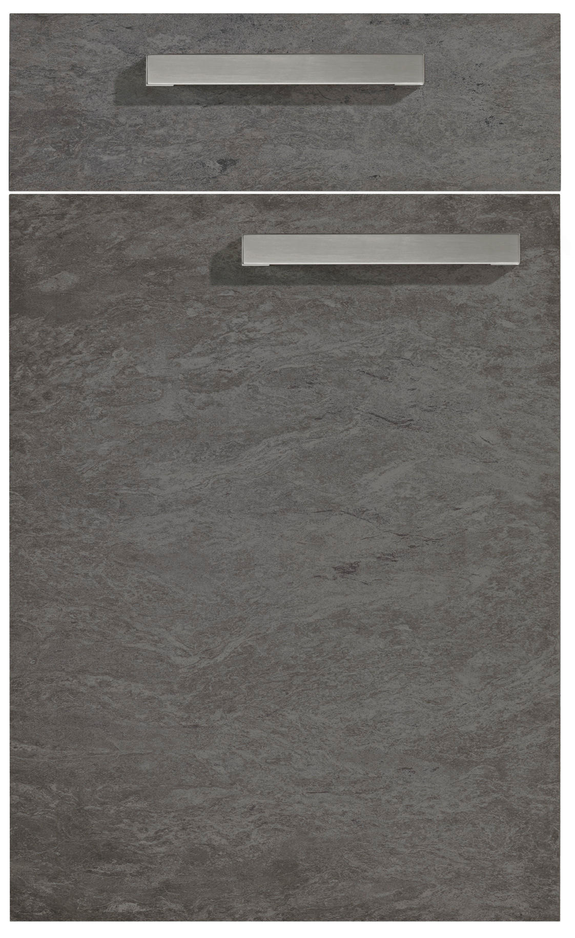 EINBAUKÜCHE STONE  - Eichefarben/Grau, Design, Holzwerkstoff - Nolte Küchen