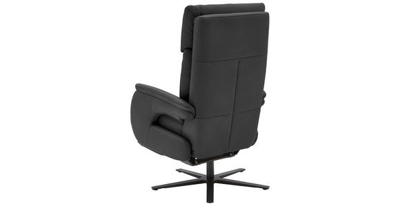 RELAXSESSEL in Textil Dunkelgrau - Dunkelgrau/Schwarz, Design, Textil/Metall (70/117/85cm) - Dieter Knoll