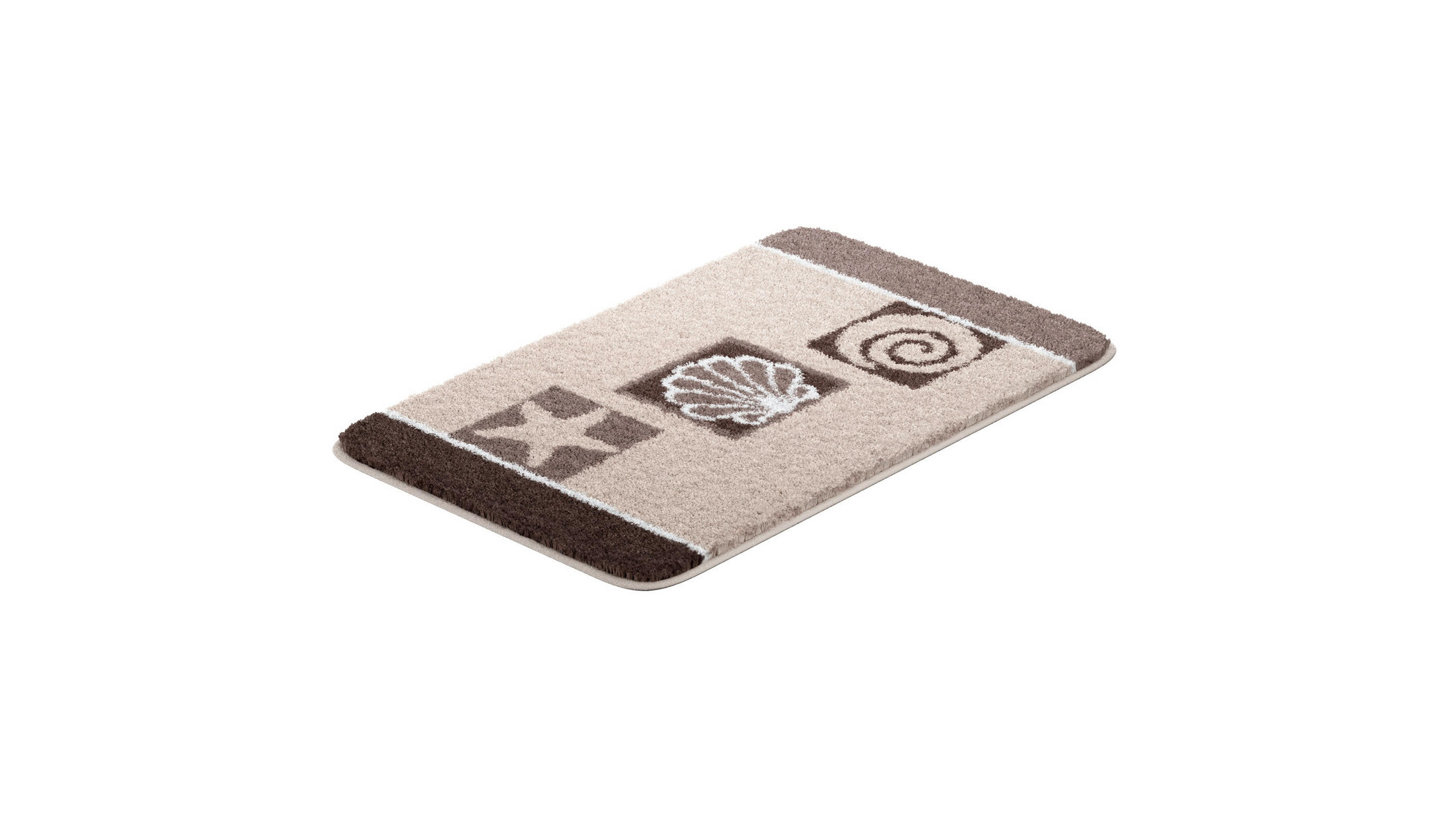 BADEMATTE Taupe 50/80 cm  - Taupe, Basics, Kunststoff/Textil (50/80cm) - Grund