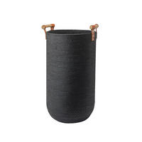 WÄSCHEKORB - Schwarz, Basics, Textil (35/63cm) - Aquanova