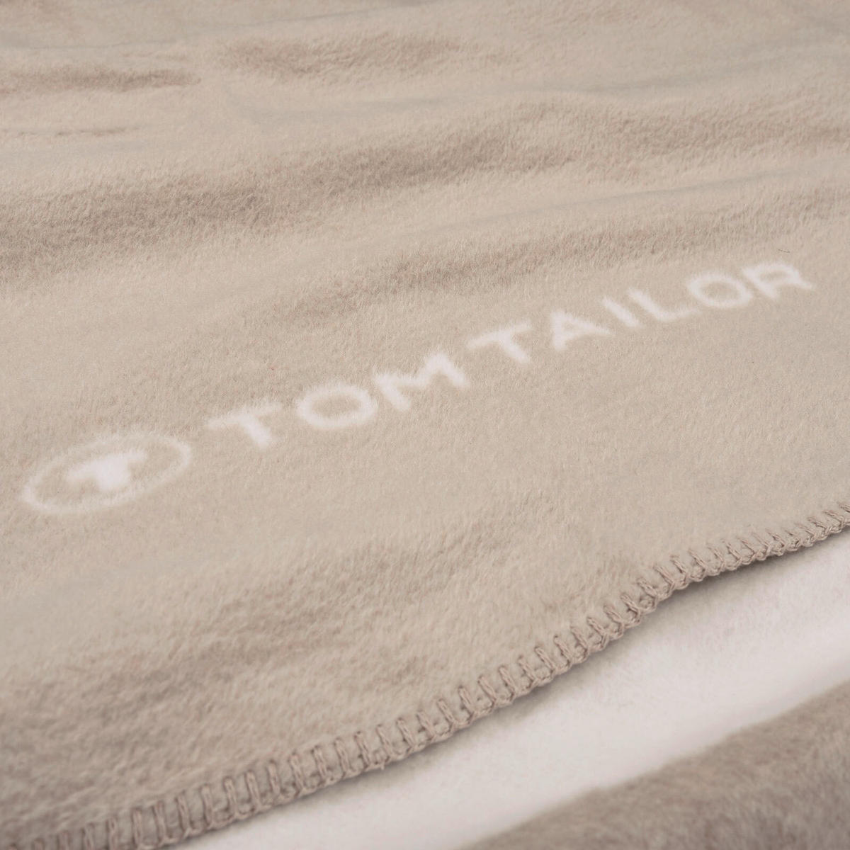 DECKE 150/200 cm  - Sandfarben, Basics, Textil (150/200cm) - Tom Tailor