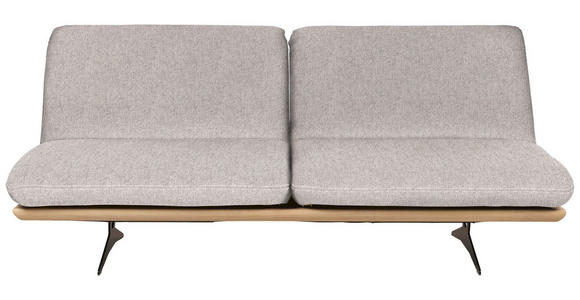 SCHLAFSOFA Palermo in Webstoff Hellgrau, Beige  - Beige/Hellgrau, Design, Holz/Textil (204/92/90cm) - Dieter Knoll