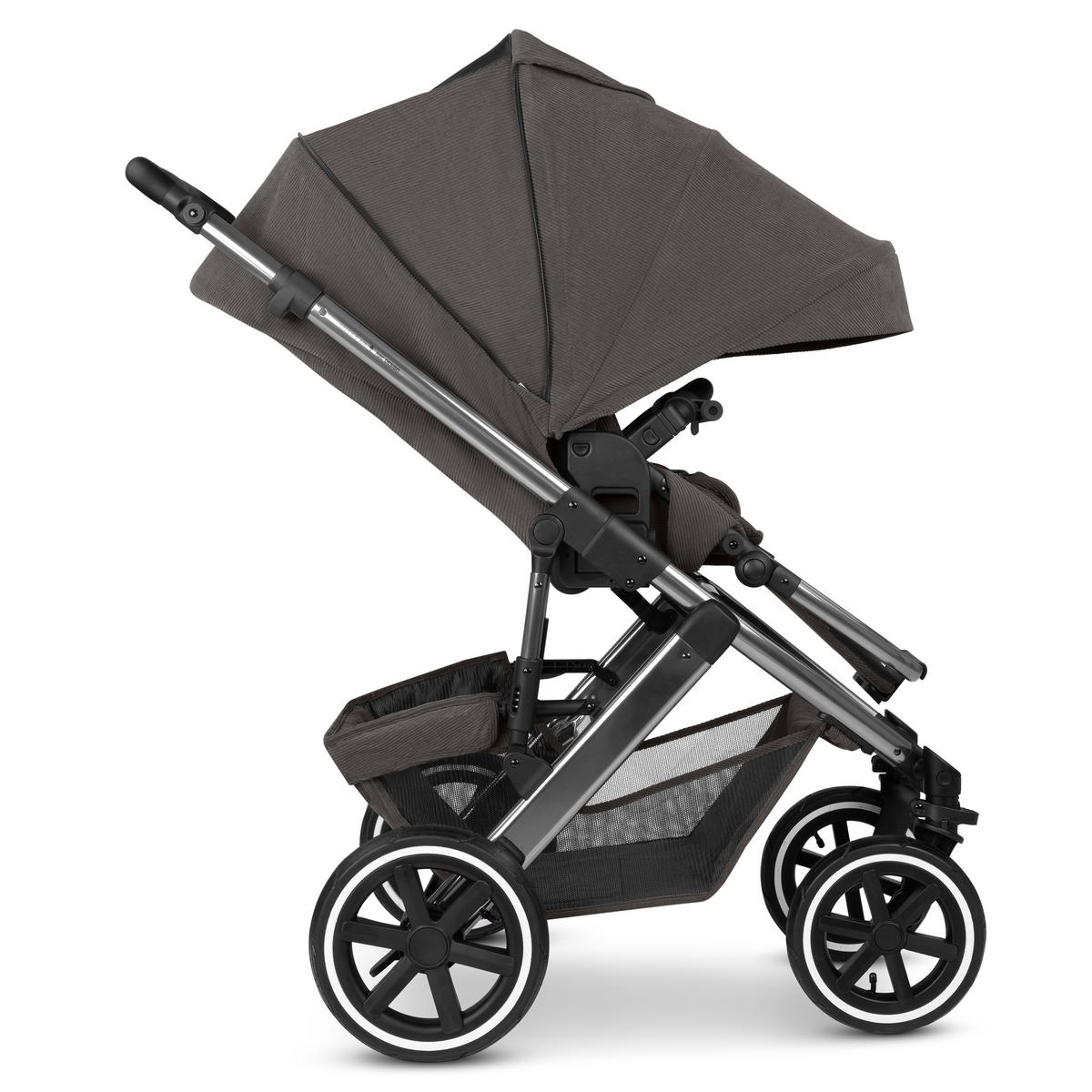 KOMBIKINDERWAGEN Salsa 5 Air  - Anthrazit/Hellgrau, Basics, Metall - ABC Design