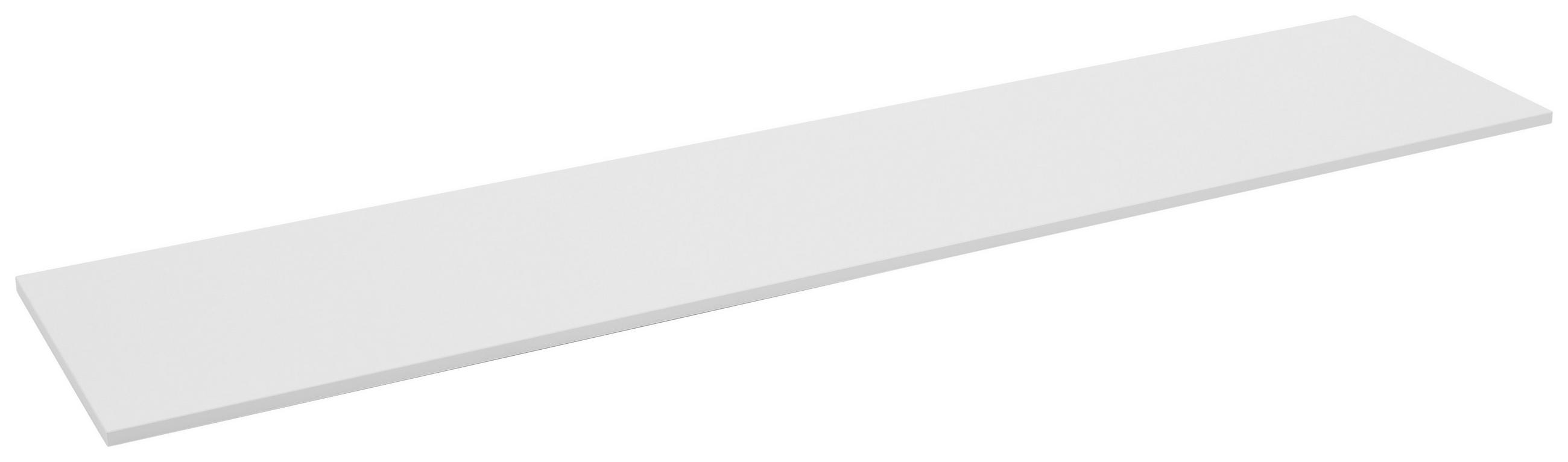 OBERPLATTE  Holzwerkstoff  Weiß  - Weiß, KONVENTIONELL, Holzwerkstoff (180/1,6/40cm) - Ti'me