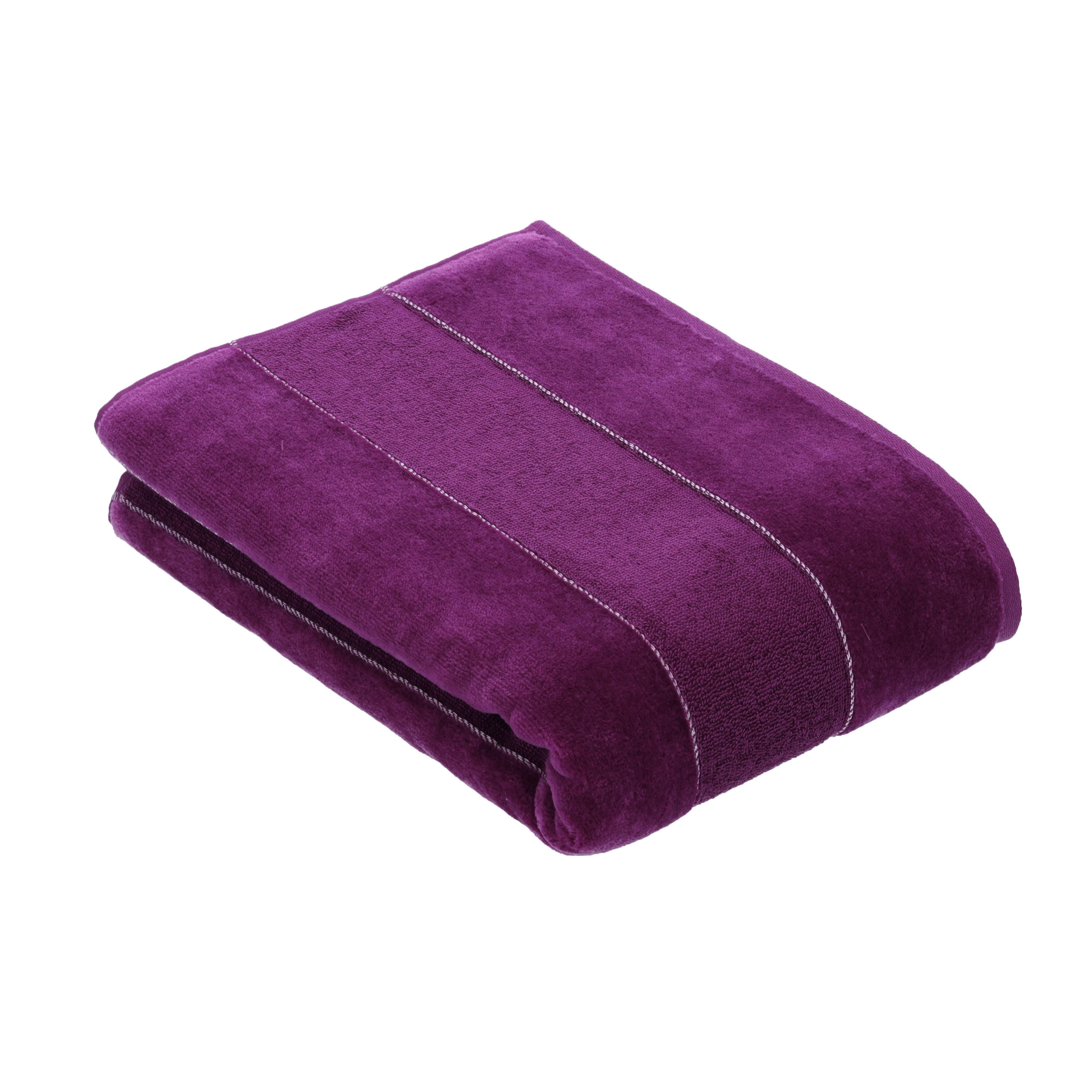 DUSCHTUCH Santiago 67/140 cm  - Violett, Basics, Textil (67/140cm) - Vossen