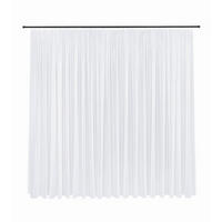 FERTIGSTORE  transparent  600/245 cm   - Weiß, Basics, Textil (600/245cm)