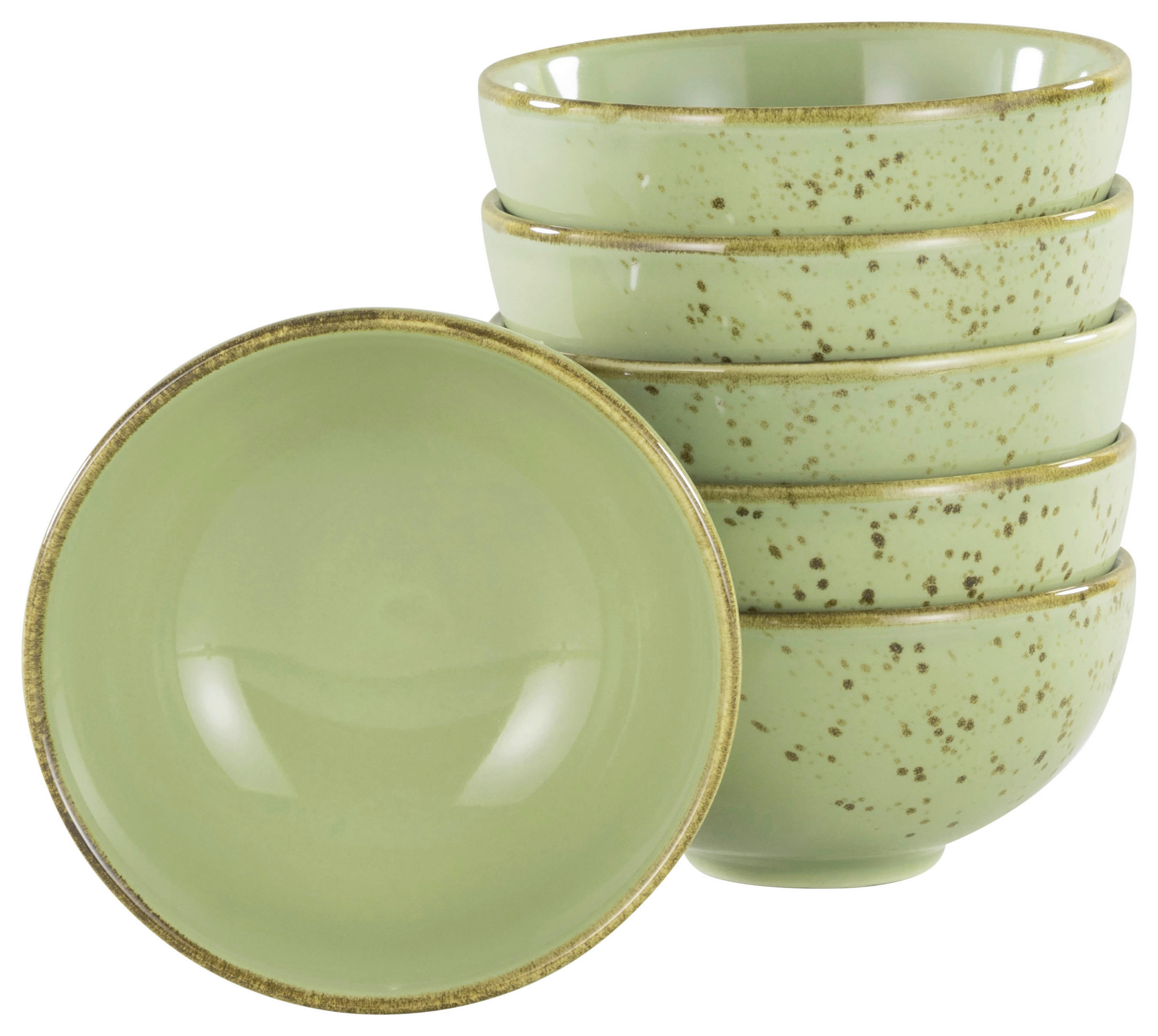 DIPSCHALENSET Keramik Steinzeug  - Grün, Trend, Keramik (11,5cm) - Creatable