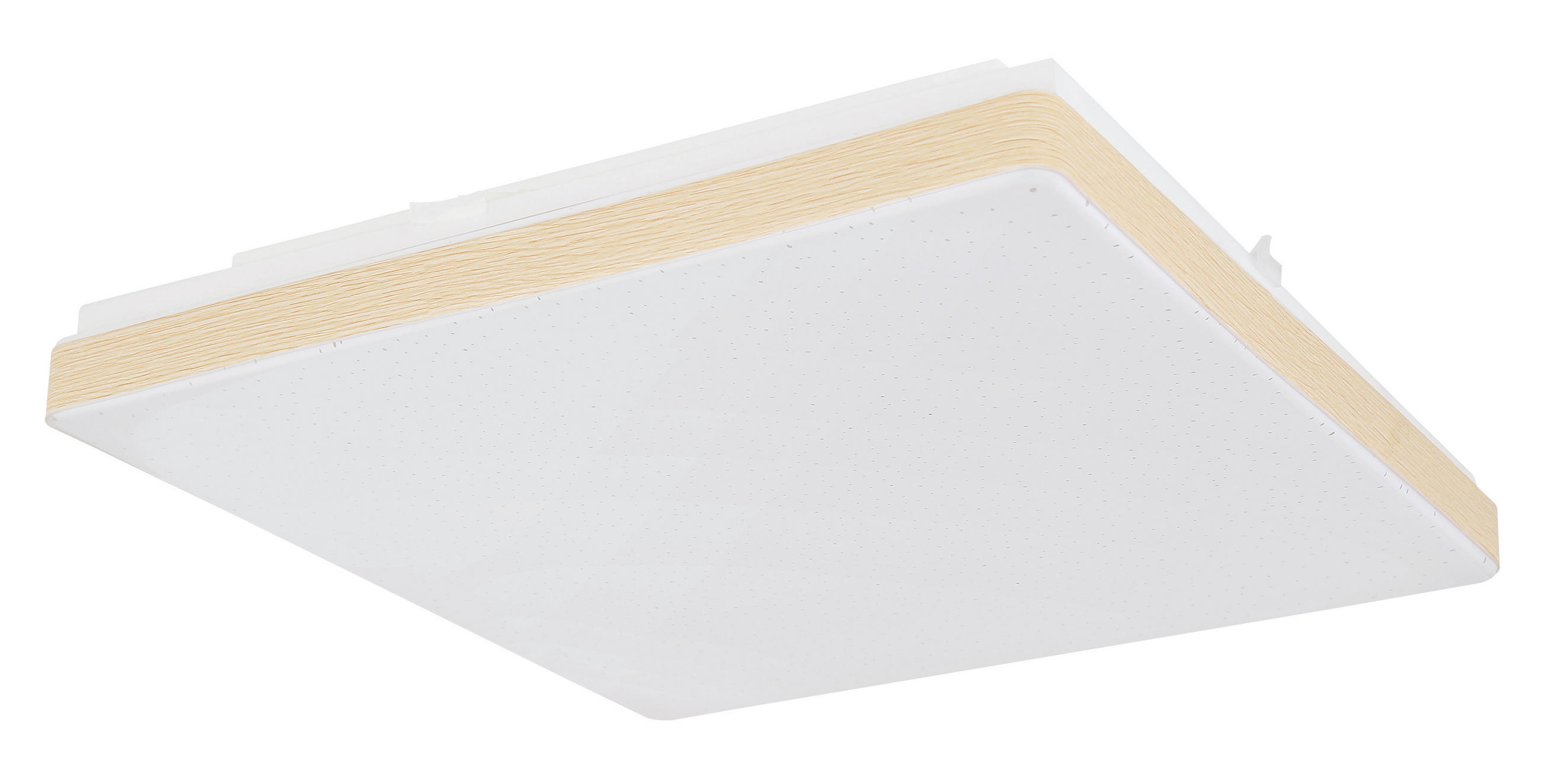 LED-DECKENLEUCHTE 33/33/6 cm   - Opal/Weiß, Basics, Kunststoff/Metall (33/33/6cm)