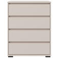 KOMMODE  in 80/103/48 cm  - Kaschmir/Anthrazit, Design, Holzwerkstoff/Kunststoff (80/103/48cm) - Carryhome