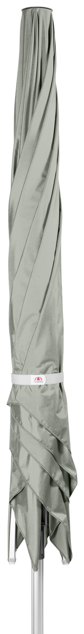 SONNENSCHIRM 400x400 cm Grau  - Alufarben/Grau, Basics, Textil/Metall (400/400cm) - Doppler
