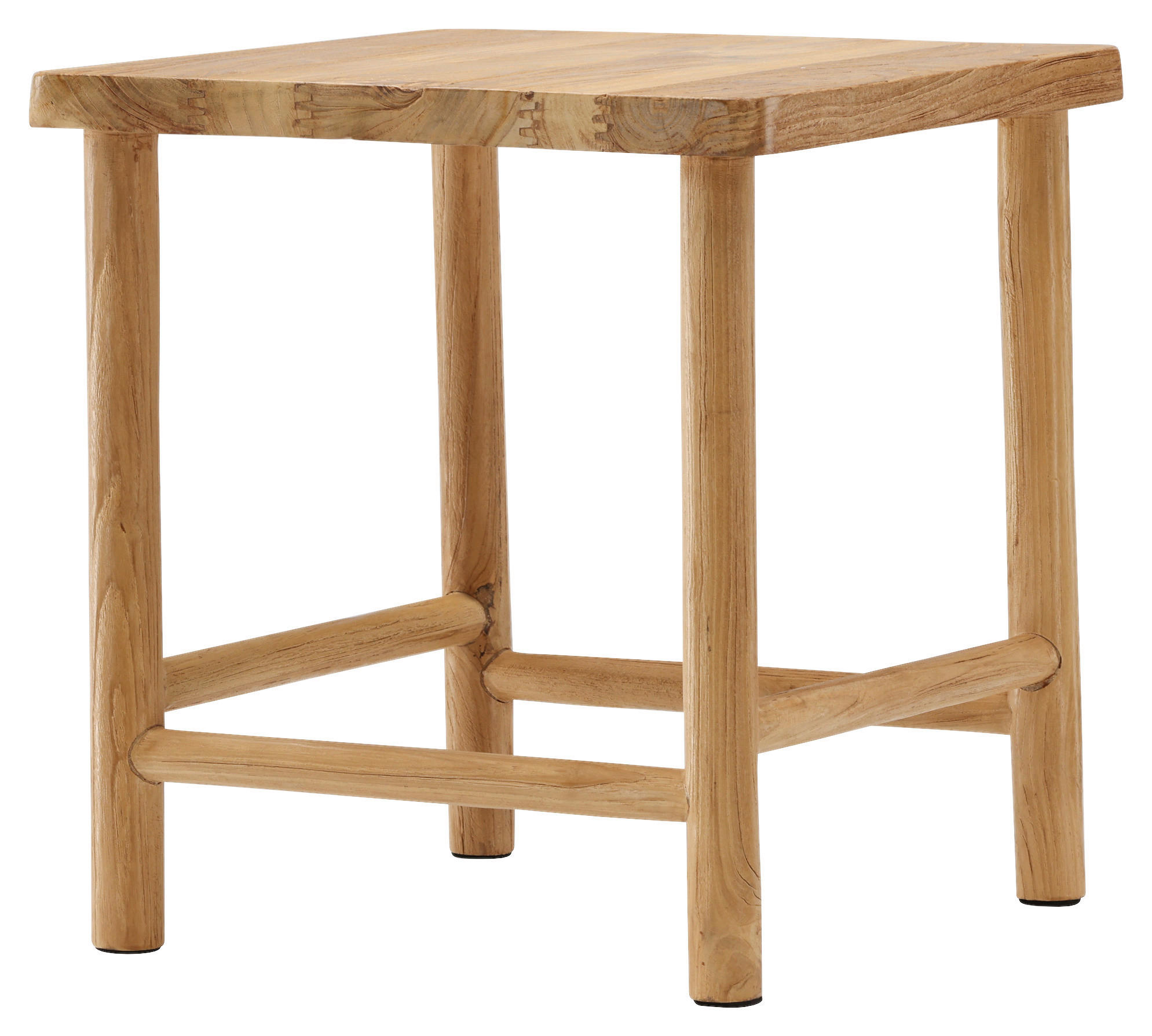 HOCKER in Holz Hellbraun  - Hellbraun, Design, Holz (42/46/42cm) - Livetastic