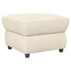 HOCKER in Textil Creme  - Creme/Schwarz, Konventionell, Kunststoff/Textil (68/45/68cm) - Livetastic