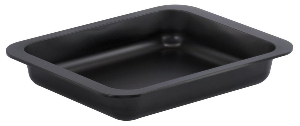 AUFLAUFFORM   - Schwarz, Basics, Metall (28/22cm) - Dr.Oetker