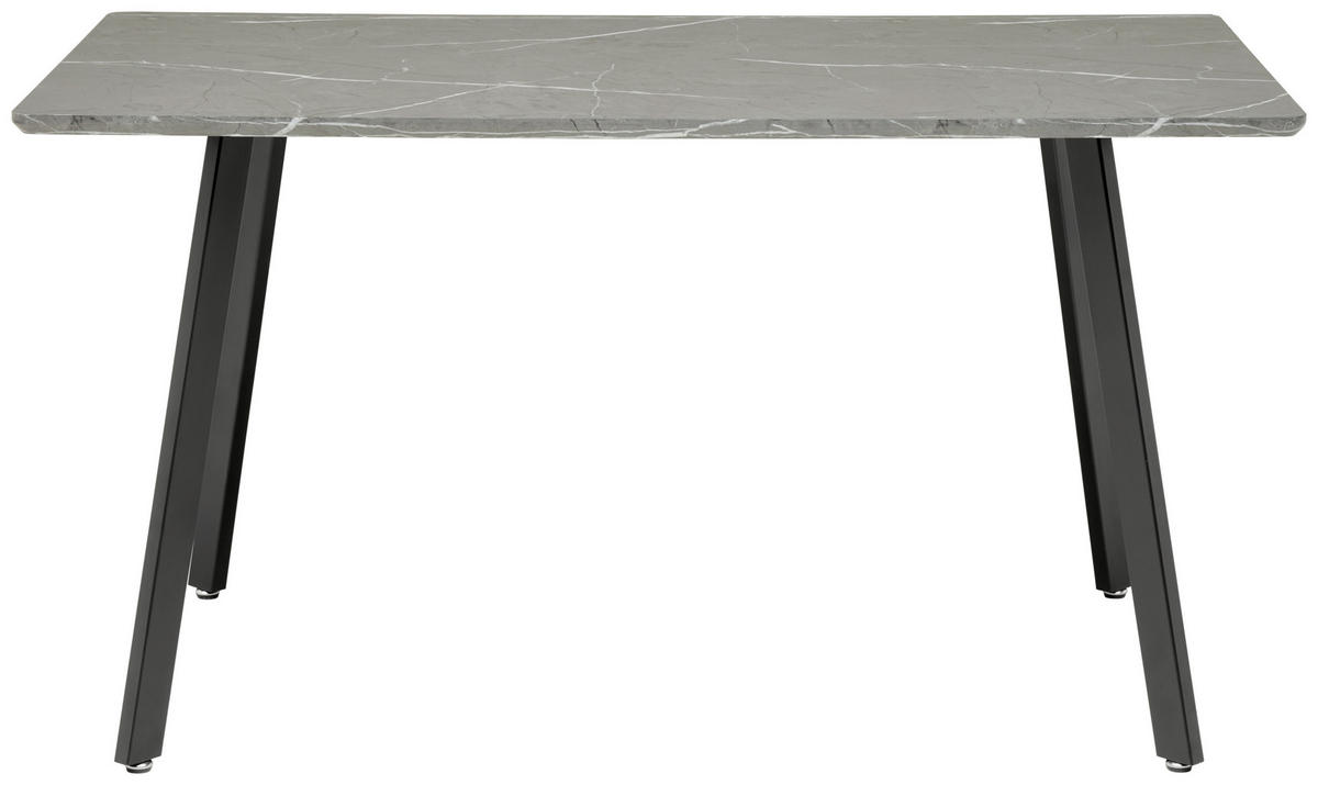 TISCHGRUPPE Grau  - Grau, KONVENTIONELL, Textil/Metall (140/46/75/88/80/57cm) - MID.YOU