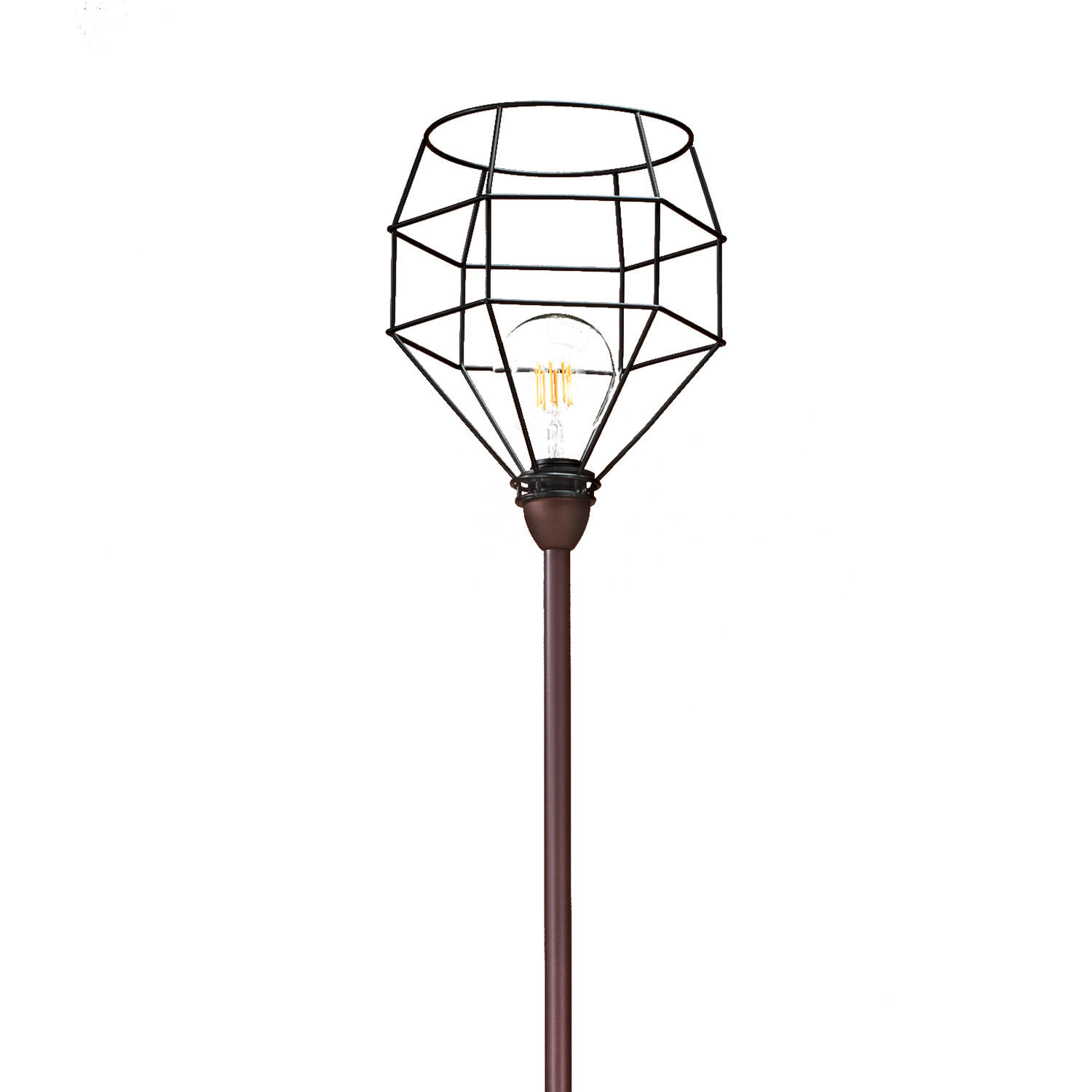 STEHLEUCHTE 28/173 cm    - Schwarz, LIFESTYLE, Metall (28/173cm)