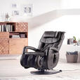 MASSAGESESSEL Lederlook Grau, Schlammfarben    - Schlammfarben/Grau, Design, Textil (80/117/114cm) - Cantus