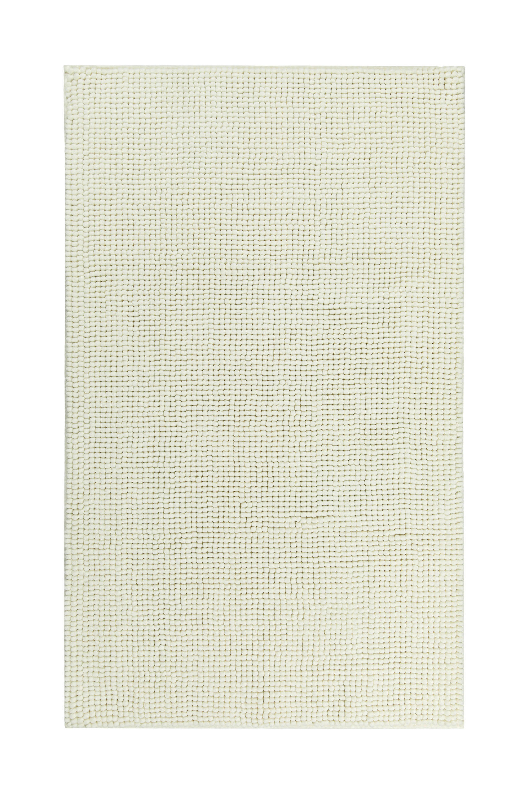 BADTEPPICH Elfenbein 60/100 cm  - Elfenbein, Basics, Kunststoff/Textil (60/100cm) - WECON HOME
