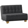 SCHLAFSOFA in Dunkelgrau  - Dunkelgrau/Naturfarben, Design, Holz/Textil (125/92/102cm) - Novel