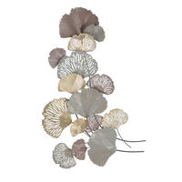 Wanddeko Diply Metall  - Goldfarben/Grau, Basics, Metall (76/126/7.6cm)