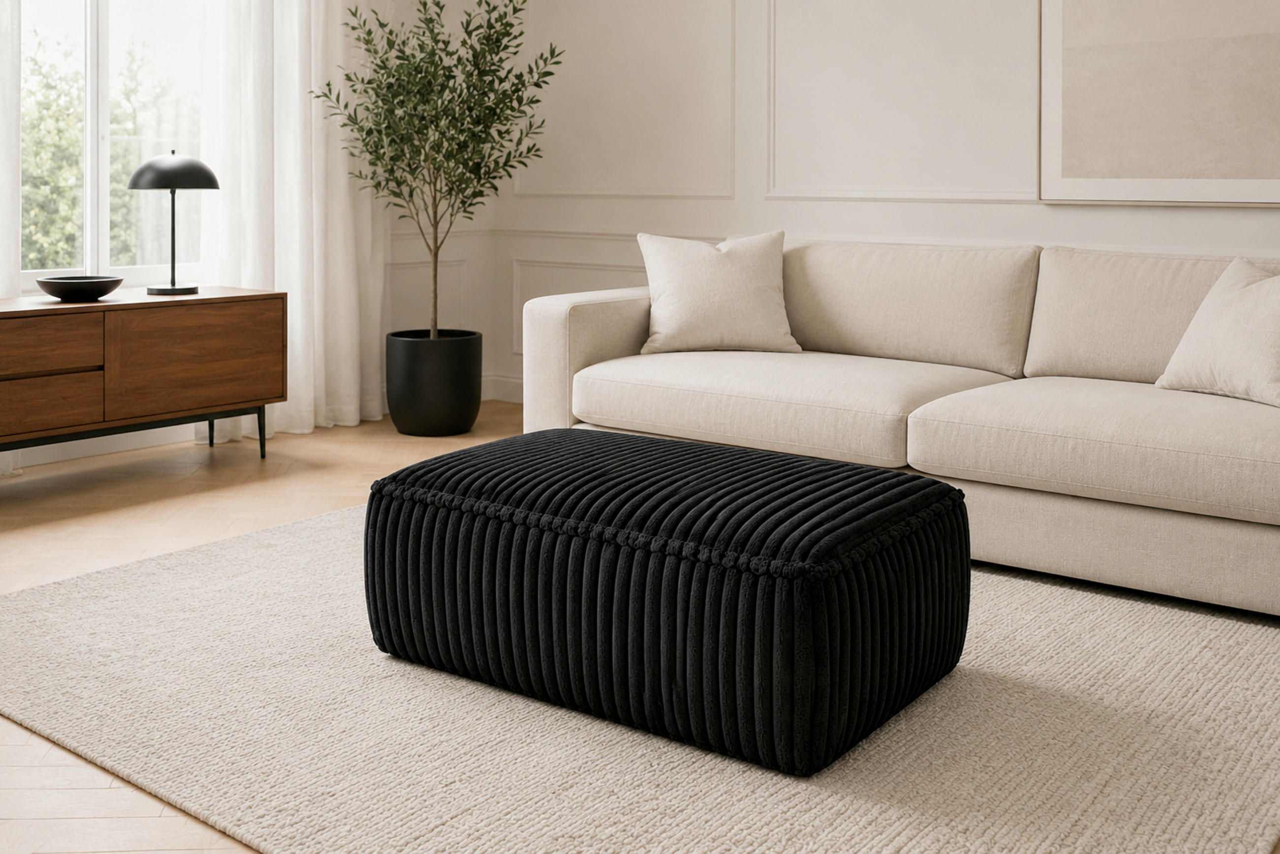 Livetastic TABURET, textil, kompozitní dřevo, 105/43/65 cm