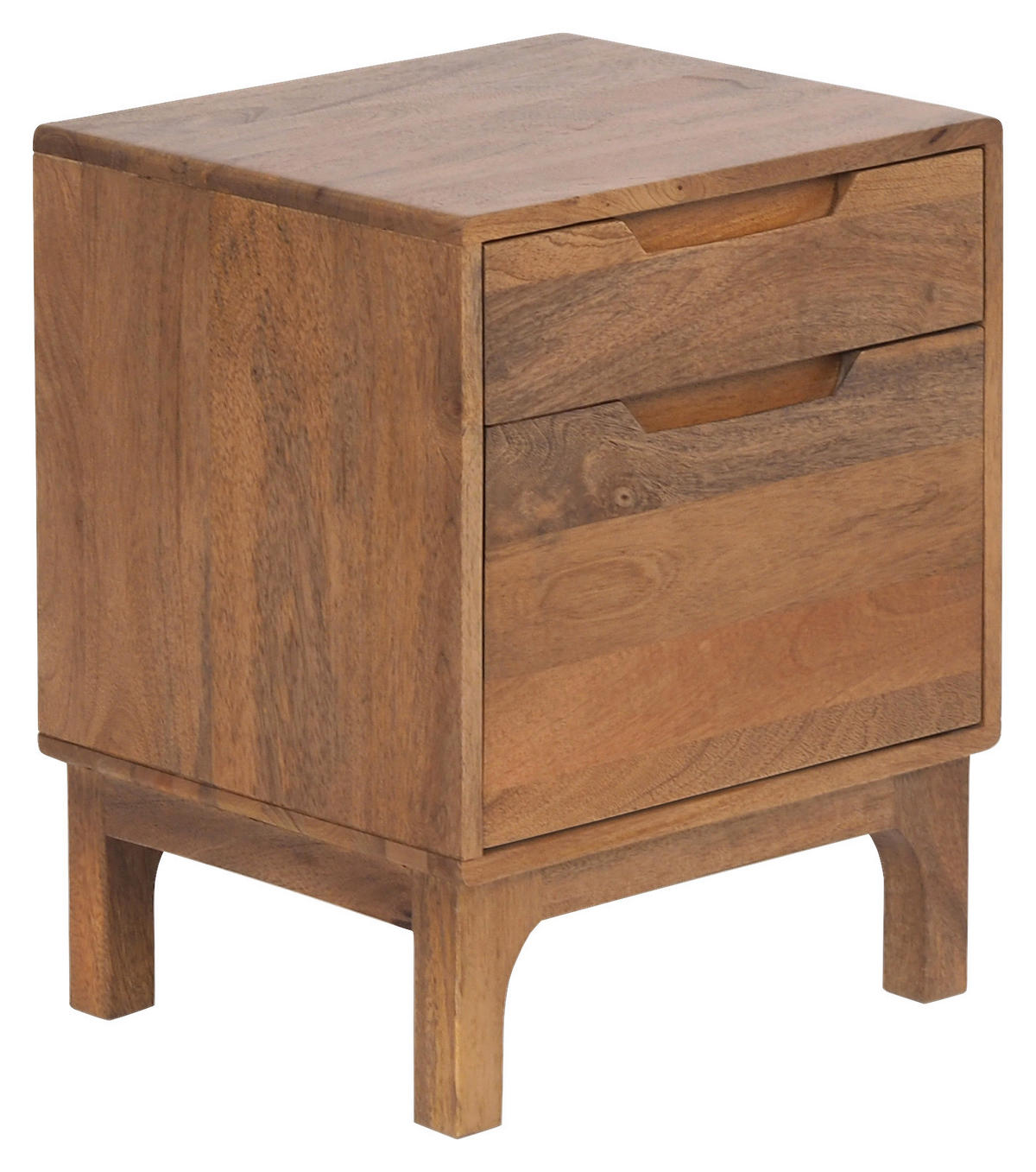 ÉJJELISZEKRÉNY keményfa mangófa natúr színű  - natúr színű, Modern, fa (40/50/35cm) - MID.YOU