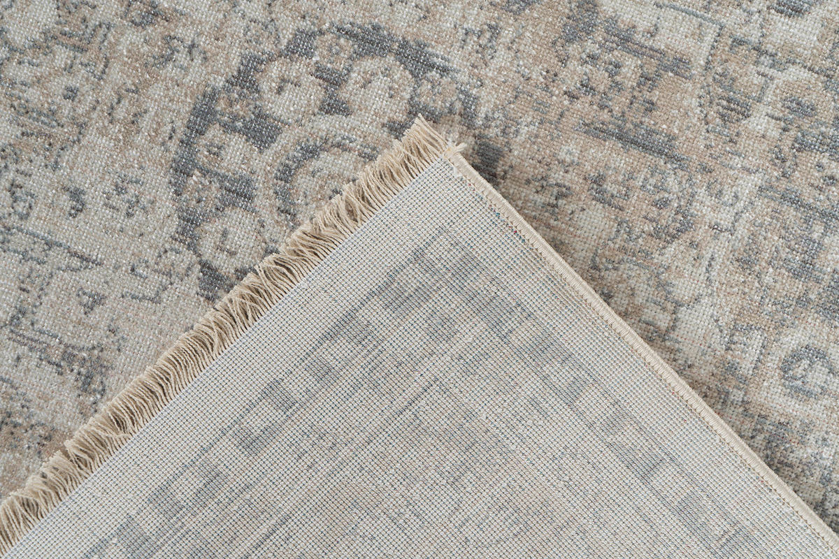 VINTAGE KOBEREC, 160/230 cm, šedá - šedá, Konvenční, textil (160/230cm)