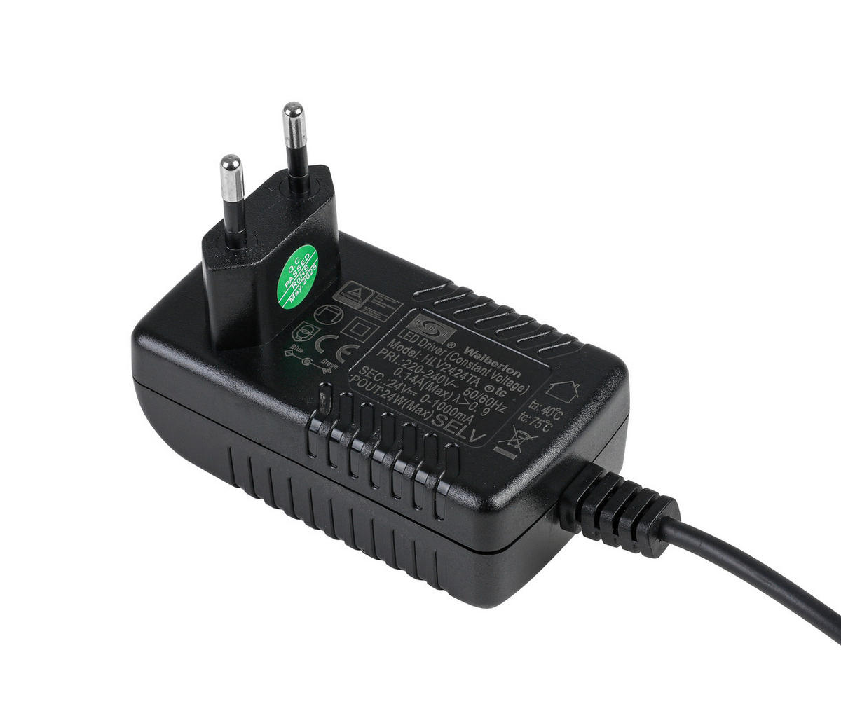 STOJACÍ LED SVÍTIDLO, 15/80 cm  - bílá/černá, Design, kov/plast (15/80cm) - Dieter Knoll